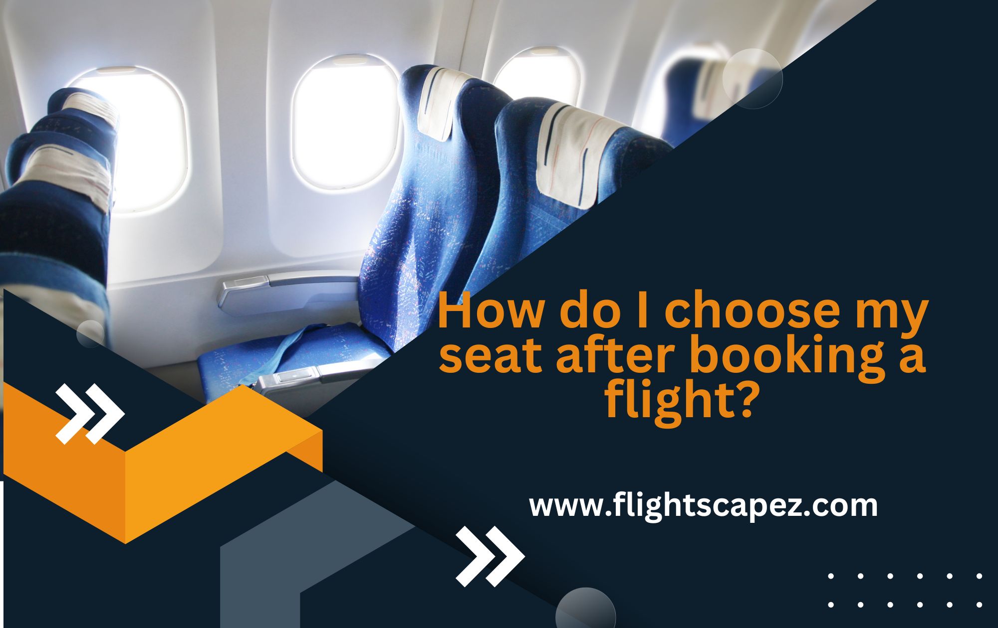 How do I choose my seat after booking a flight